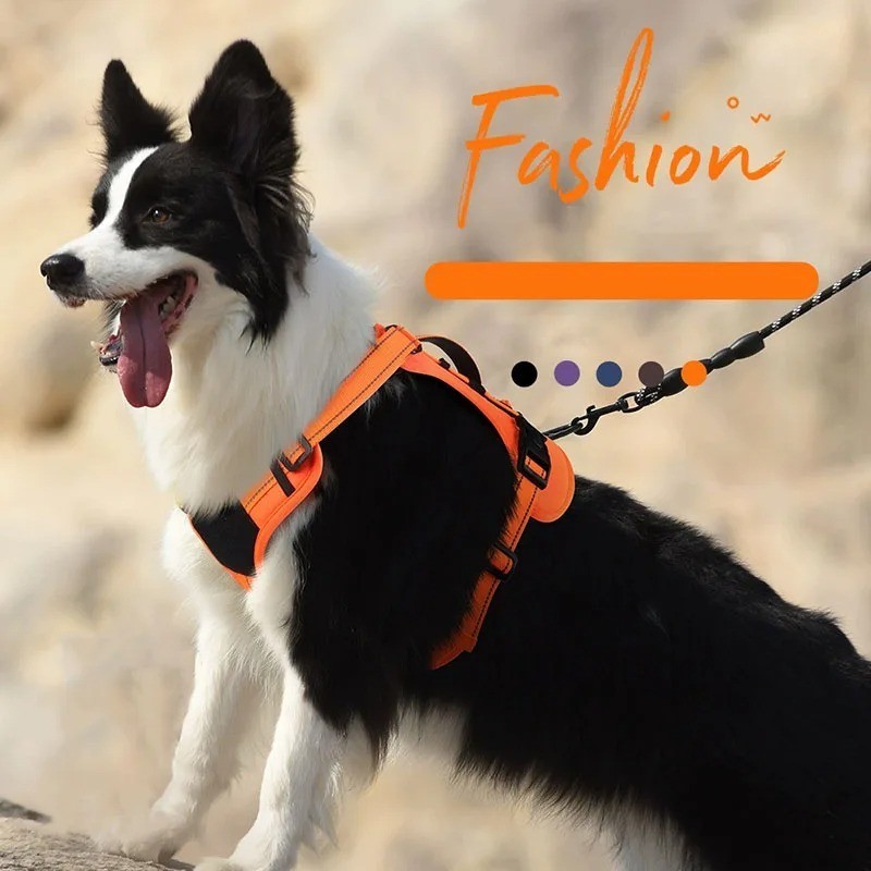 No Pull Dog Pet Harness Adjustable Control Vest Dogs Reflective S M L XL