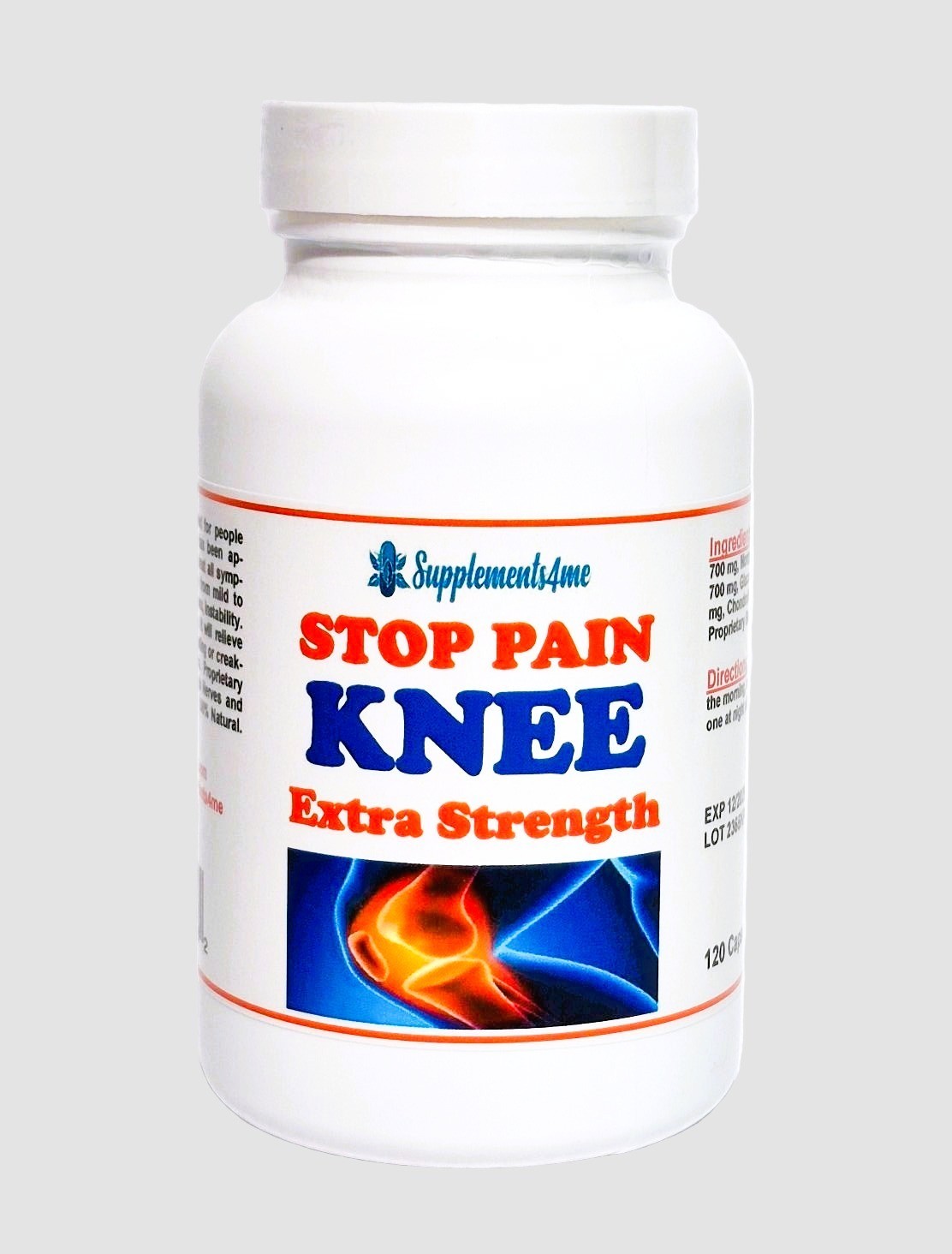 NATURAL HEALTHY SUPPORT FOR KNEE PAIN WOMEN & MEN – 100% HERBAL – MADE IN USA