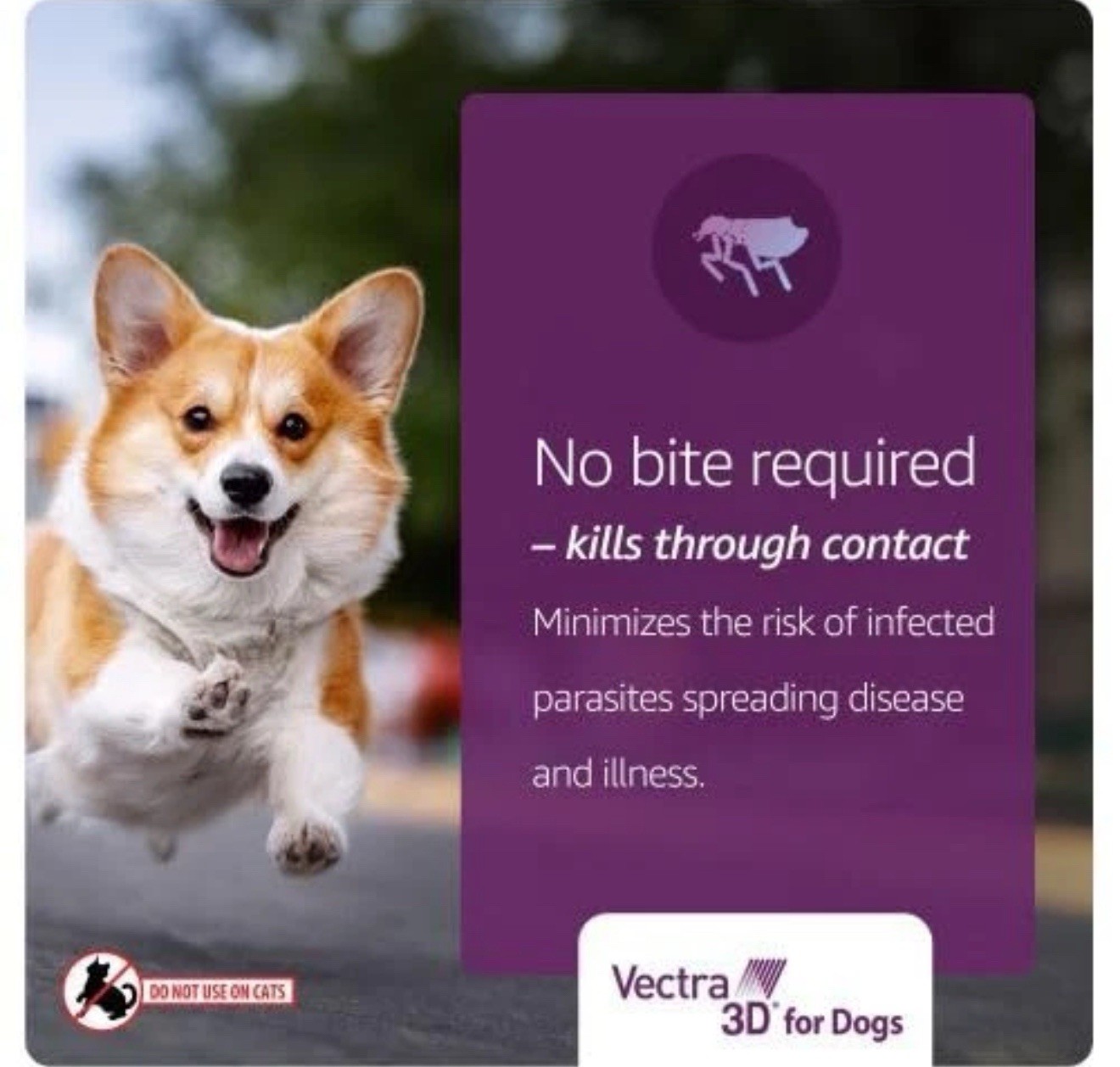 Vectra 3D for Dogs Flea Tick & Mosquito Treatment & Prevention for Medium Dogs