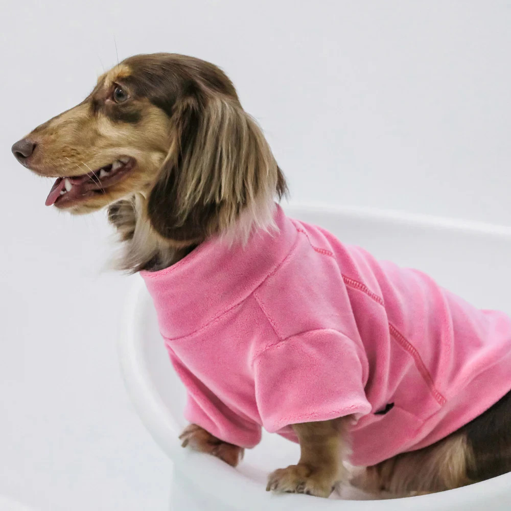 Fitwarm 3 Pack Luxury Fleece Dog Turtleneck Sweaters Pink / Purple XS–L NEW