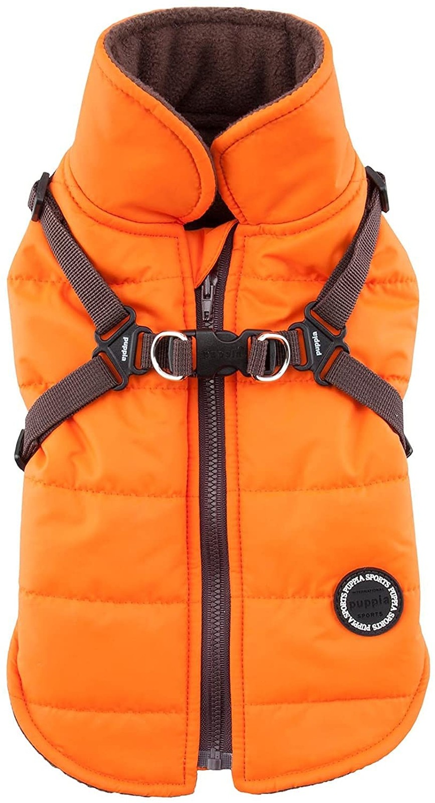Puppia Mountaineer Winter Dog Coat with integrated harness No Pull Cold Weath…