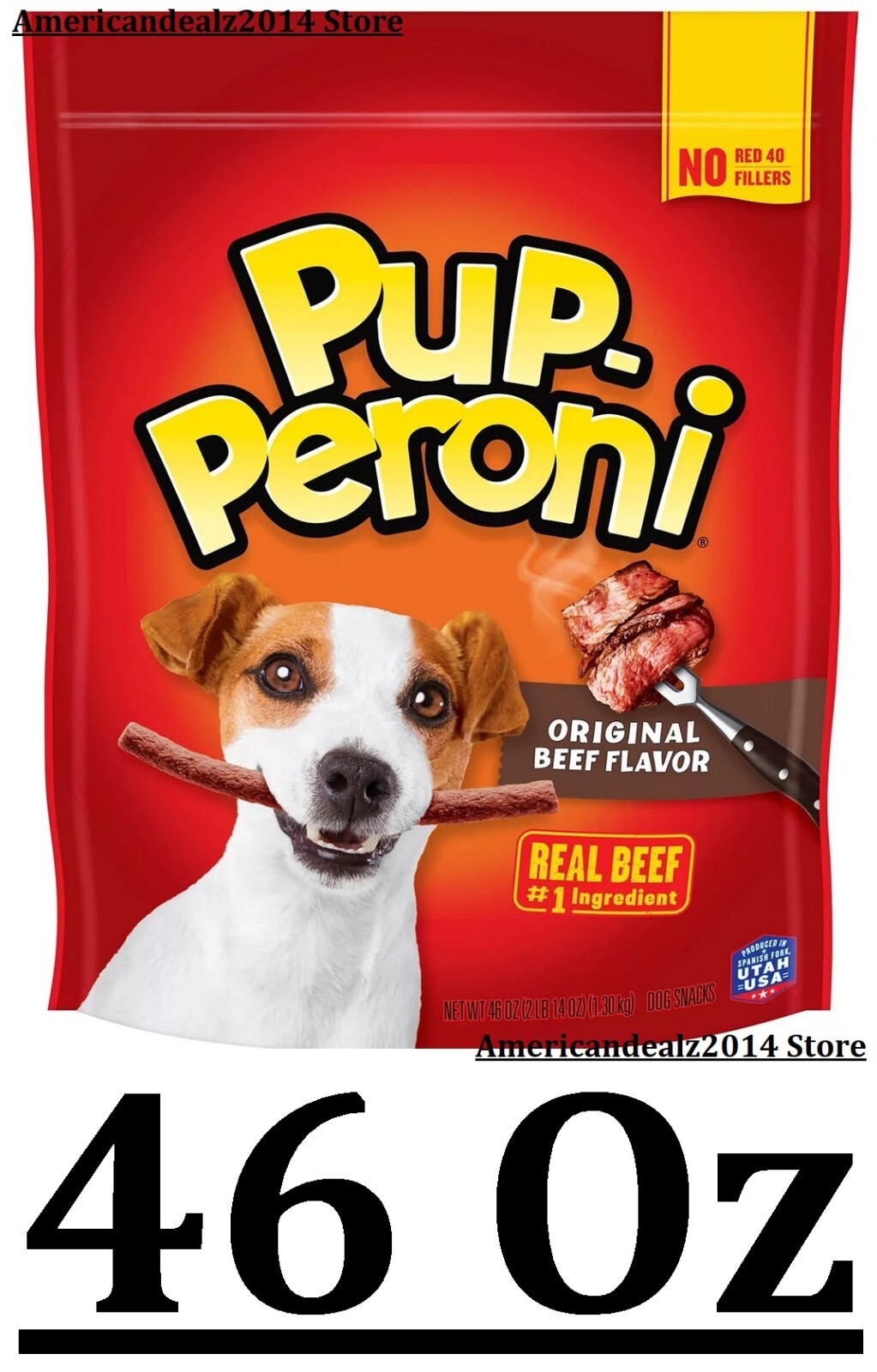 Pup-Peroni Dog Snacks, Original Beef Flavor, 46 oz