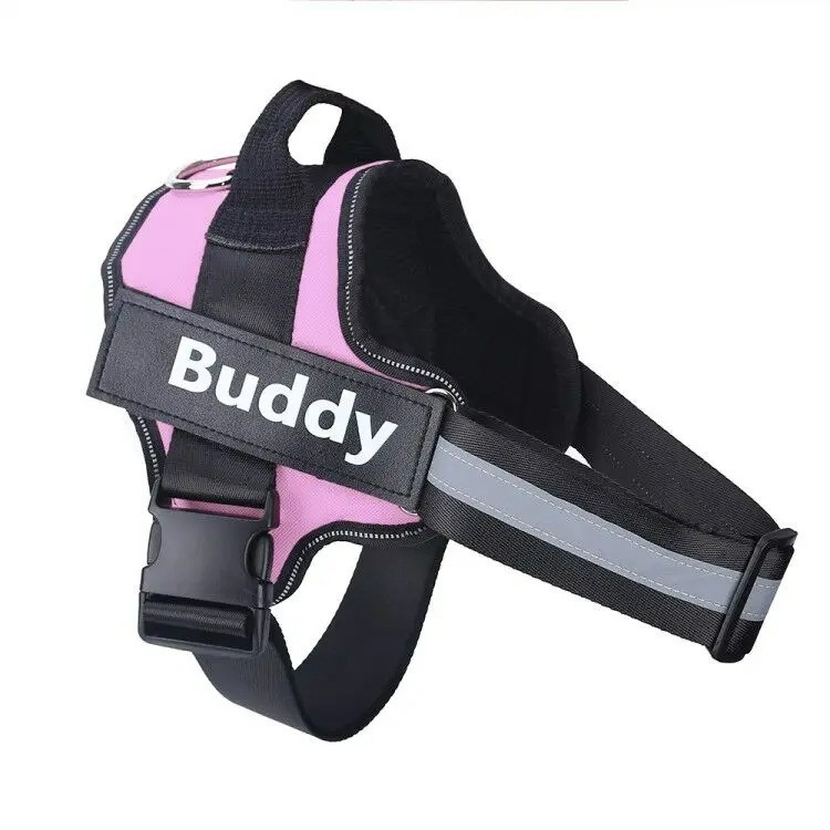 Custom Dog Harness with Name Reflective No Pull Adjustable Pet Vest