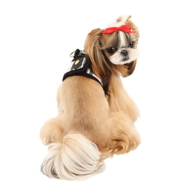 Puppia Dog Harness Vest No Pull Adjustable Junior Pink Black Beige XS S M L XL