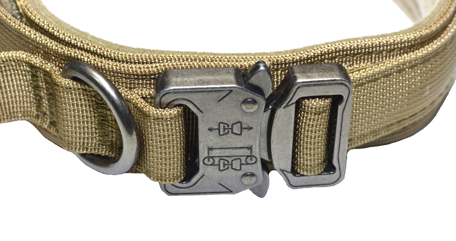Dog Leash Collar Heavy Duty K9 Tactical Training Pet Metal Buckle Kit Set M L XL