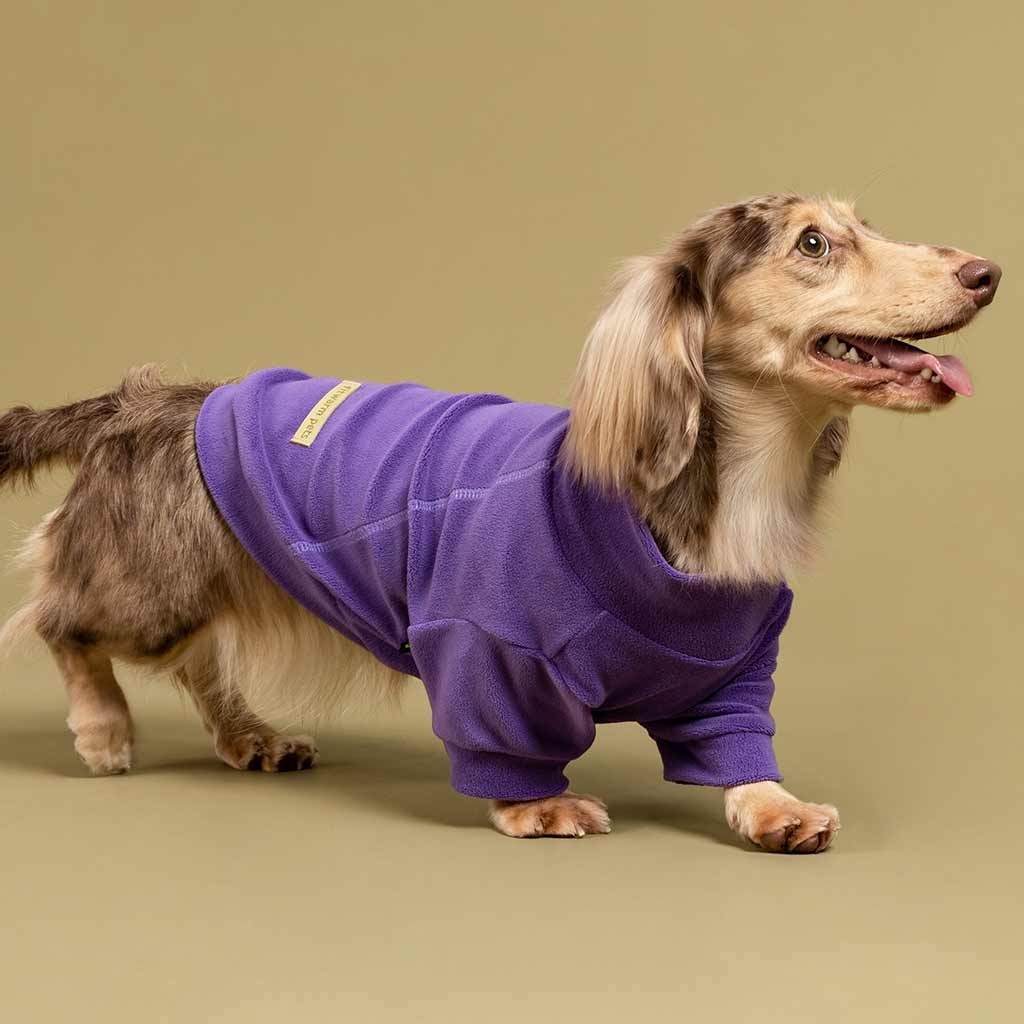 Fitwarm 3 Pack Luxury Fleece Dog Turtleneck Sweaters Pink / Purple XS–L NEW