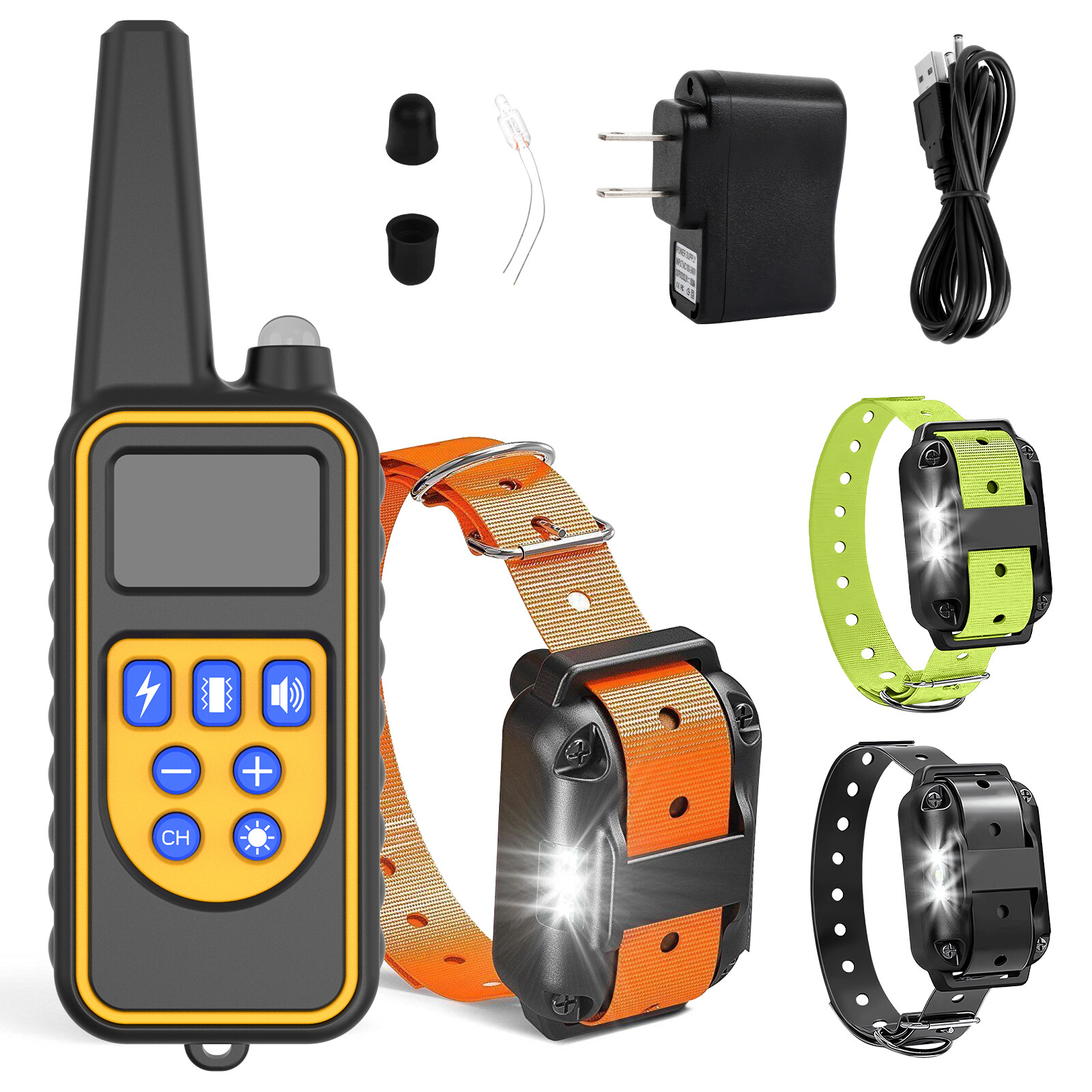 3000 FT Remote Dog Shock Training Collar Rechargeable Waterproof Pet Trainer NEW