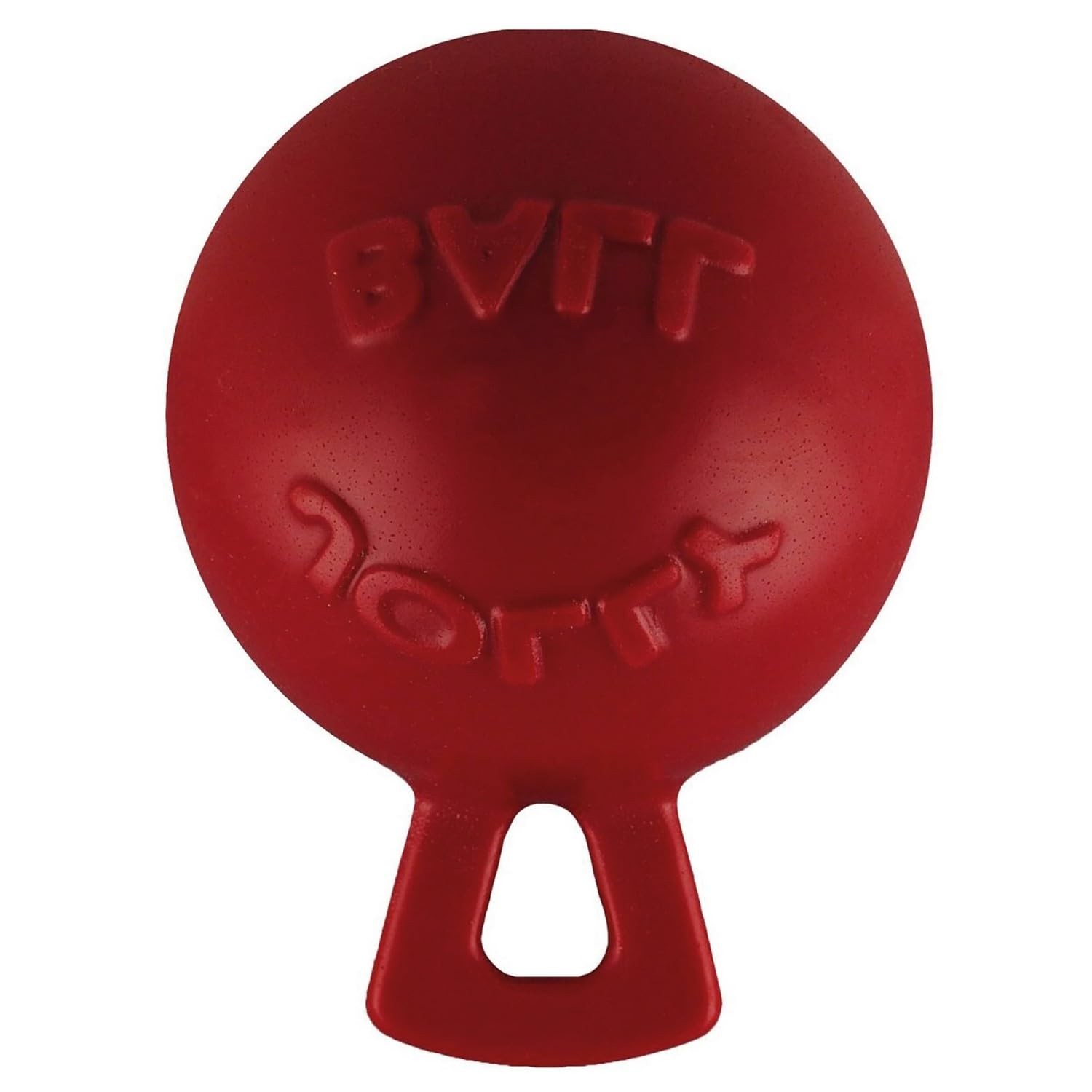 Jolly Pets Tug-n-Toss Heavy Duty Dog Toy Ball with Handle, 8 Inches/Large, Re…