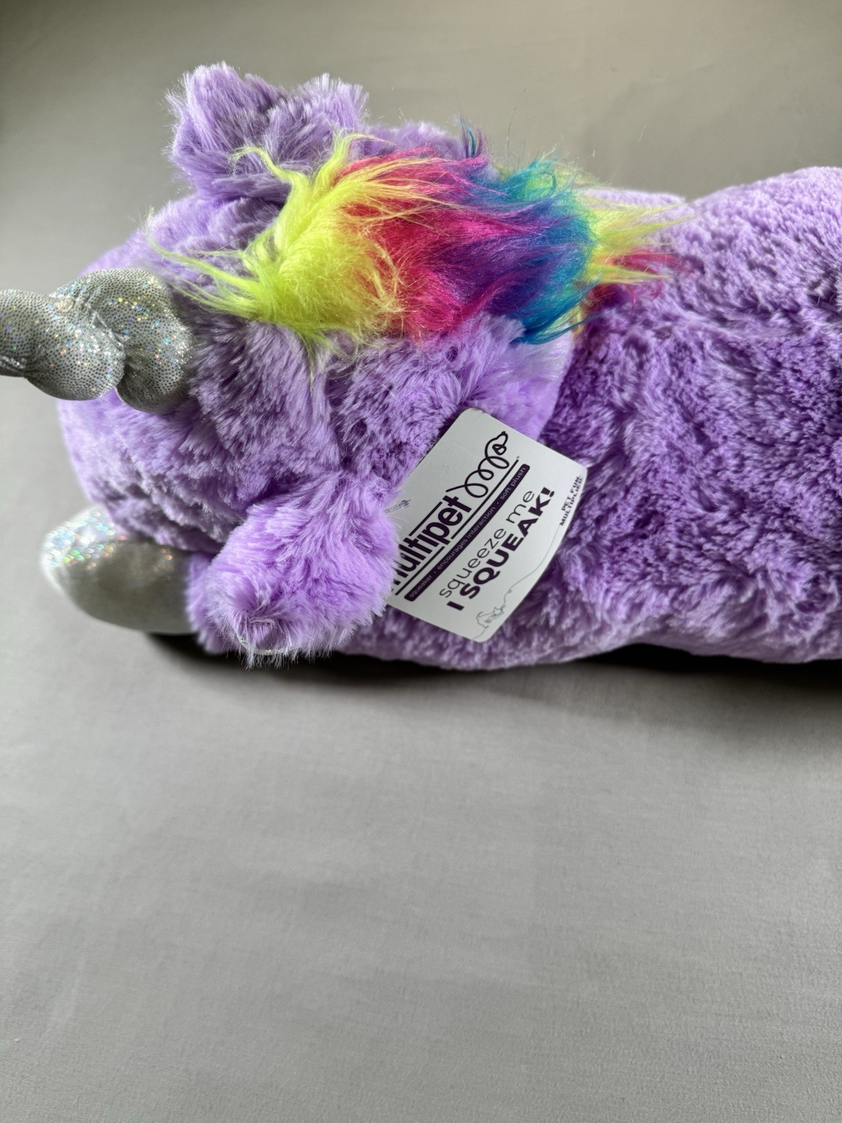 Multipet Jumbo Assorted Unicorn Dog Toy, 24 in (One White Left Available)