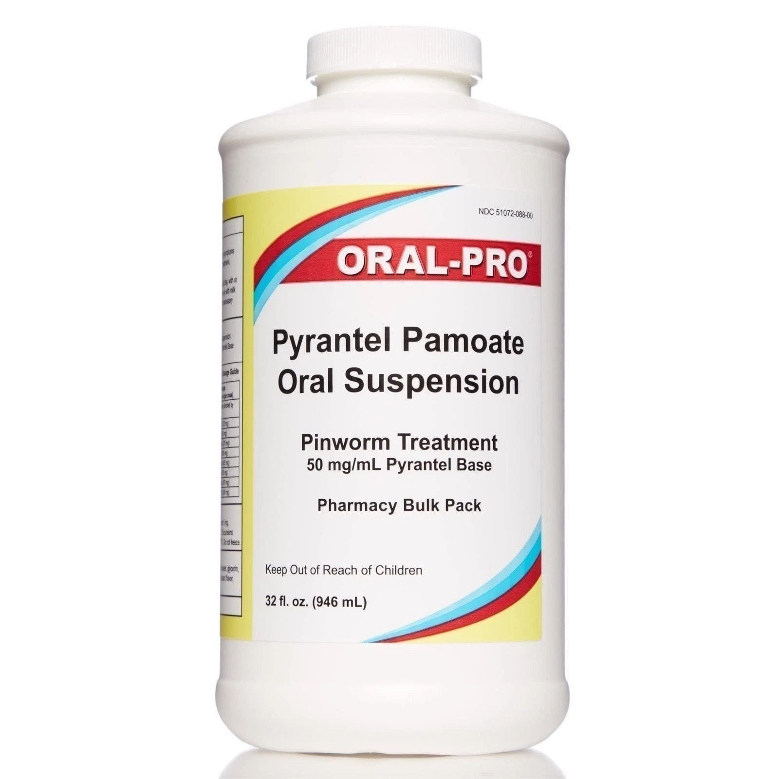 Oral Pro Pyrantel Pamoate Oral Suspension 50mg/mL Pinworm Treatment 32 Oz