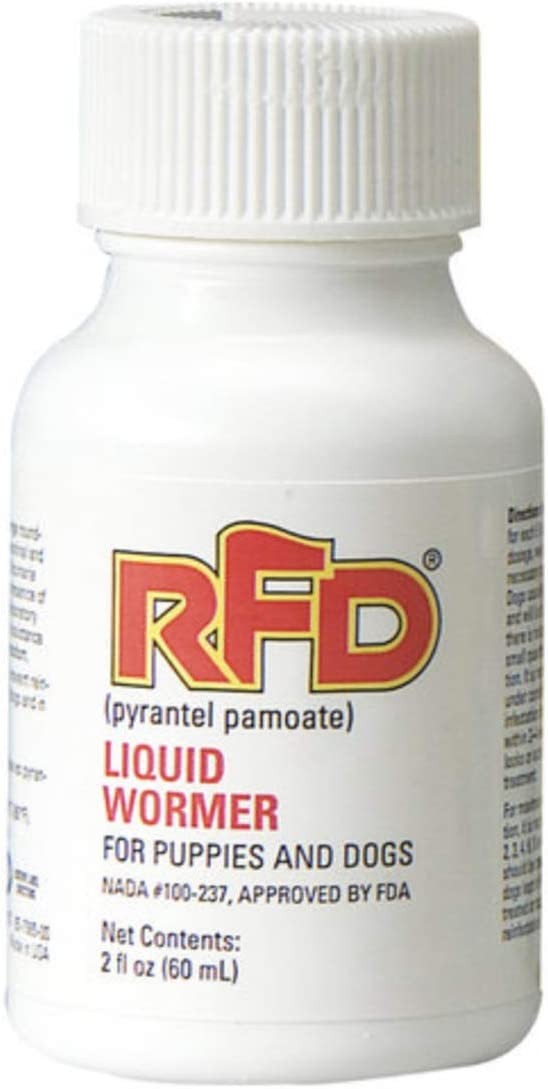 Zoetis Rdf Liquid Wormer for Puppies Dogs Dewormer Broad Spectrum 60ml – 2 Pack