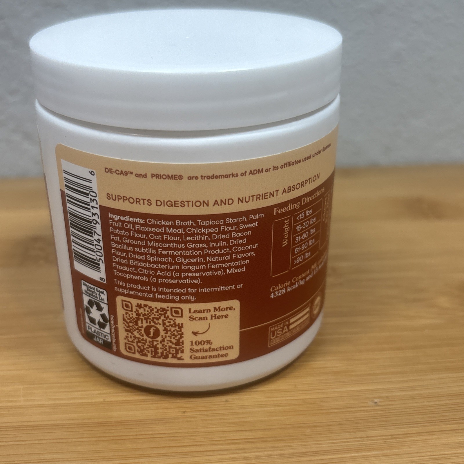Fera Pets Probiotics Soft Chews Digestion Aid for Dogs- BB 10/27