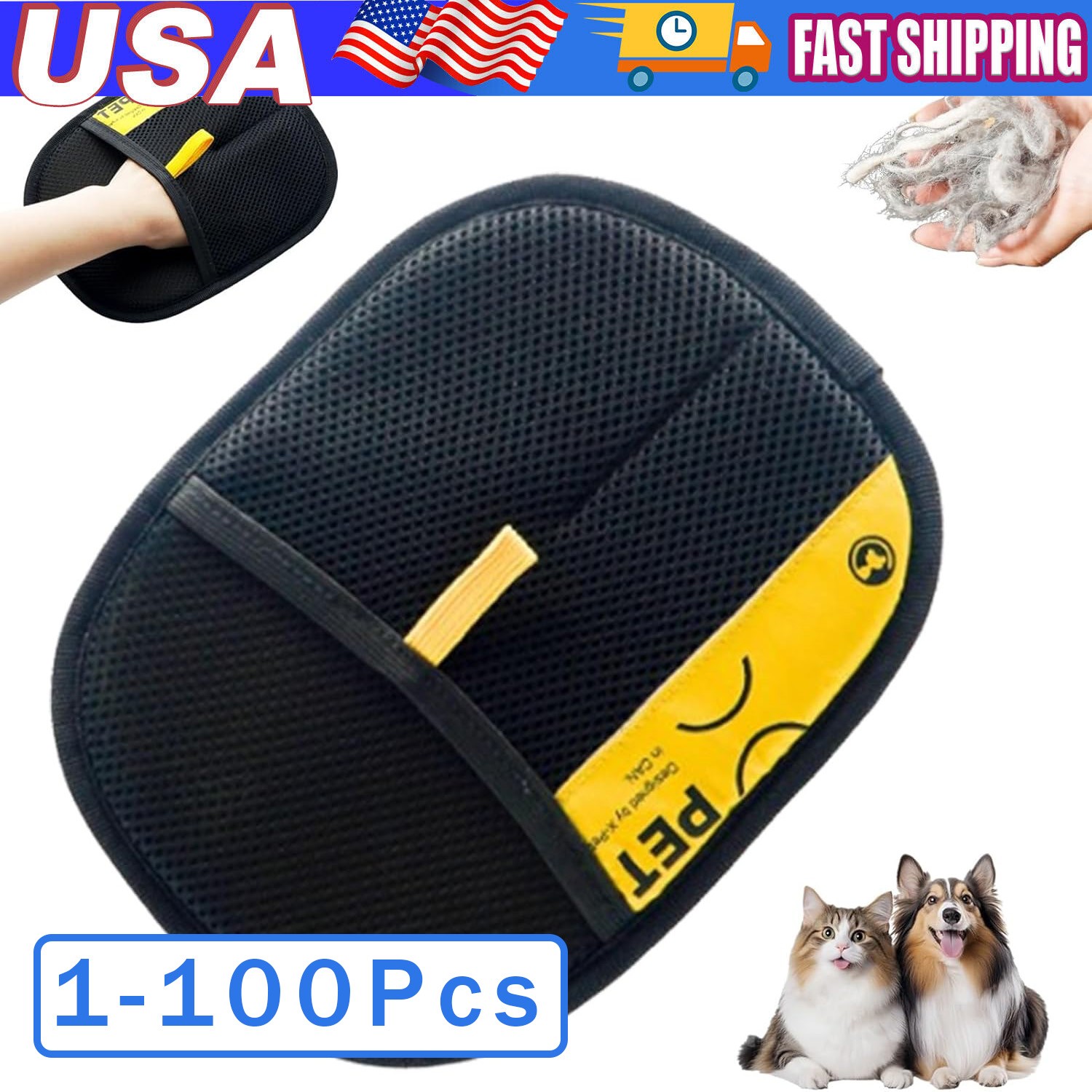 Glove Cat Grooming Gloves Cat Hair Remover 2025 New Pet Dog Hair Remover Lot