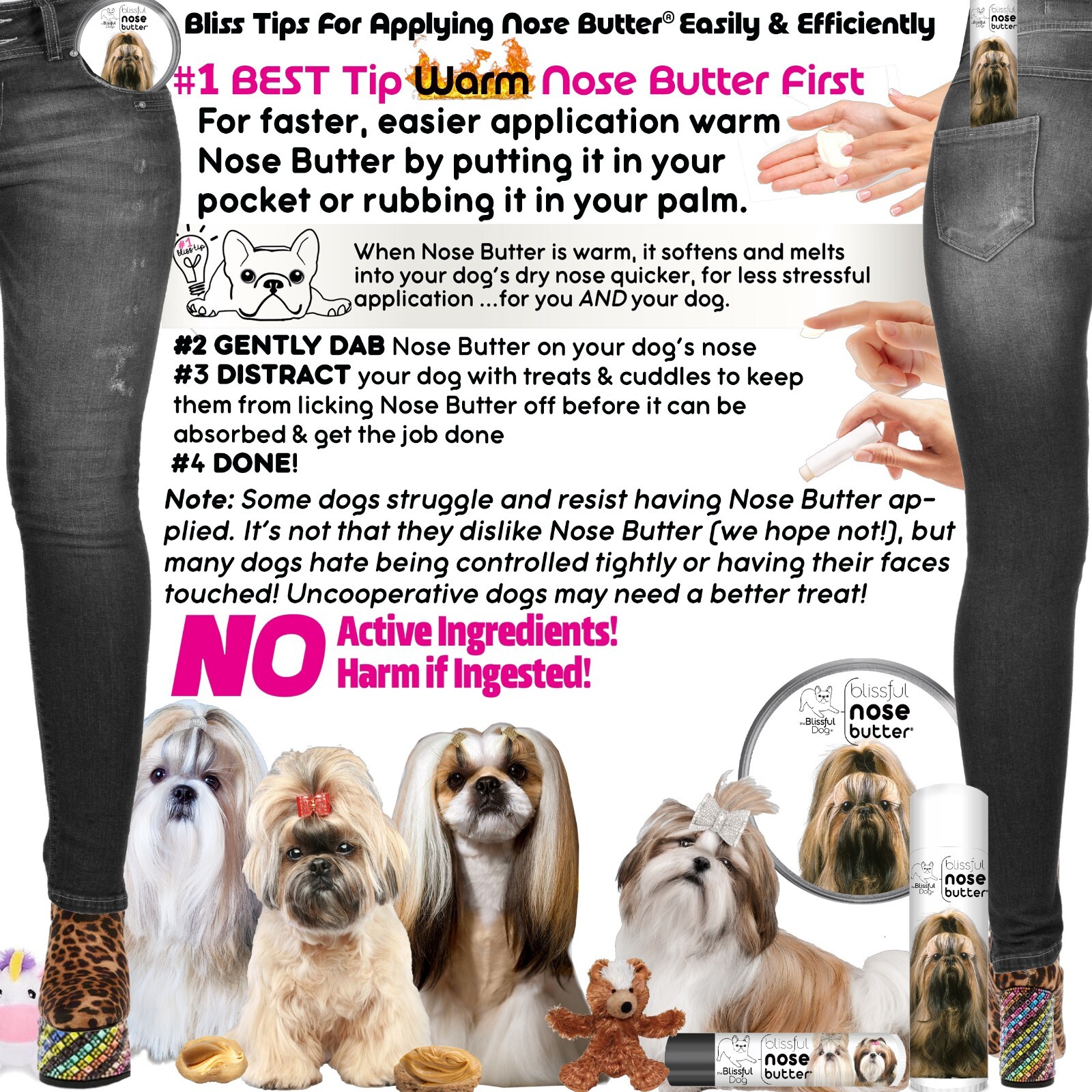Shih Tzu Nose Butter | Herbal Balm Moisturizes Your Shih Tzu’s Rough Dry Nose