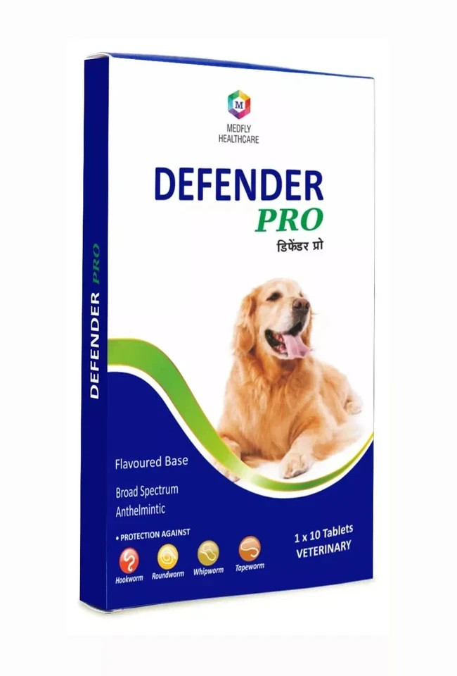Medfly Healthcare Defender Pro Dewormer For Dogs Of All Life Stages (Pack Of 2)