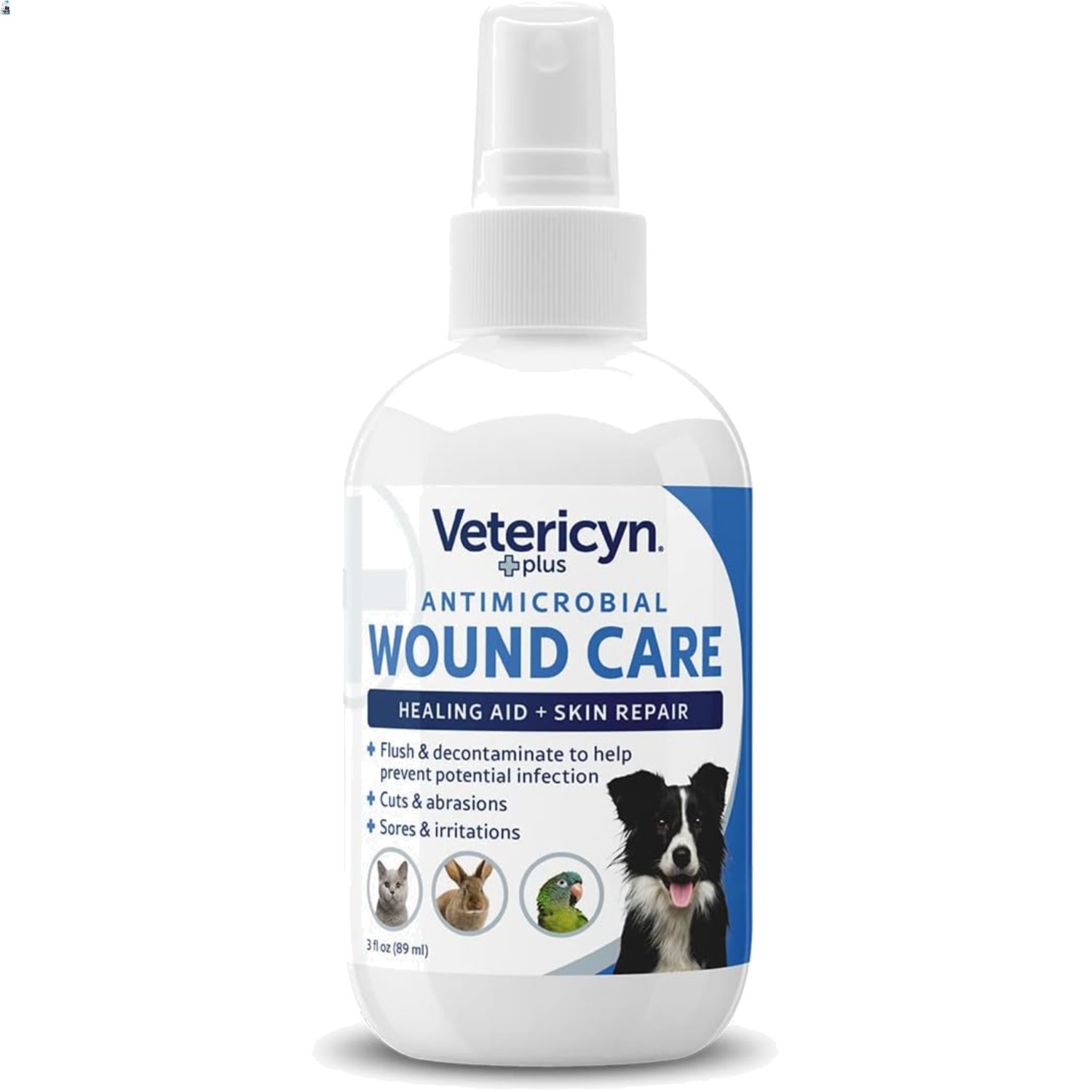 Plus Dog Wound Care Spray | Healing Aid and Skin Repair, Clean Wounds, Reliev…