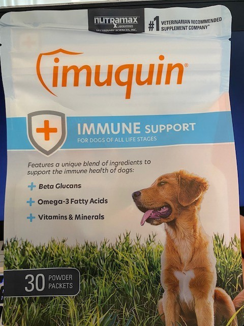 Imuquin Powder Dogs all natural vitamins