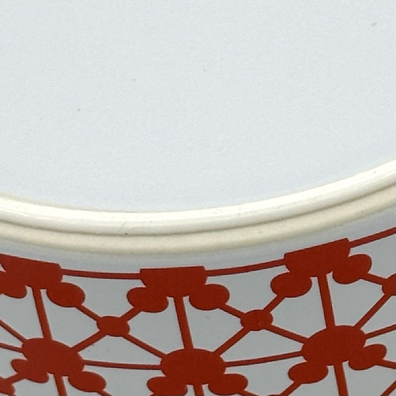 New Disney Chewy Mickey Mouse Red White Ceramic Dog Bowl Non Slip 4.75 X 2 Inch