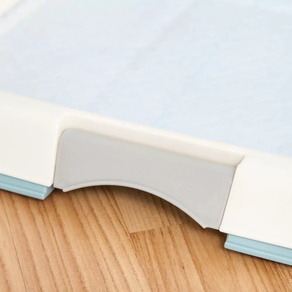 IRIS USA Neat N Dry Extra Large Pet Training Pad Holder Fits 23.5″x35.5″ Blue