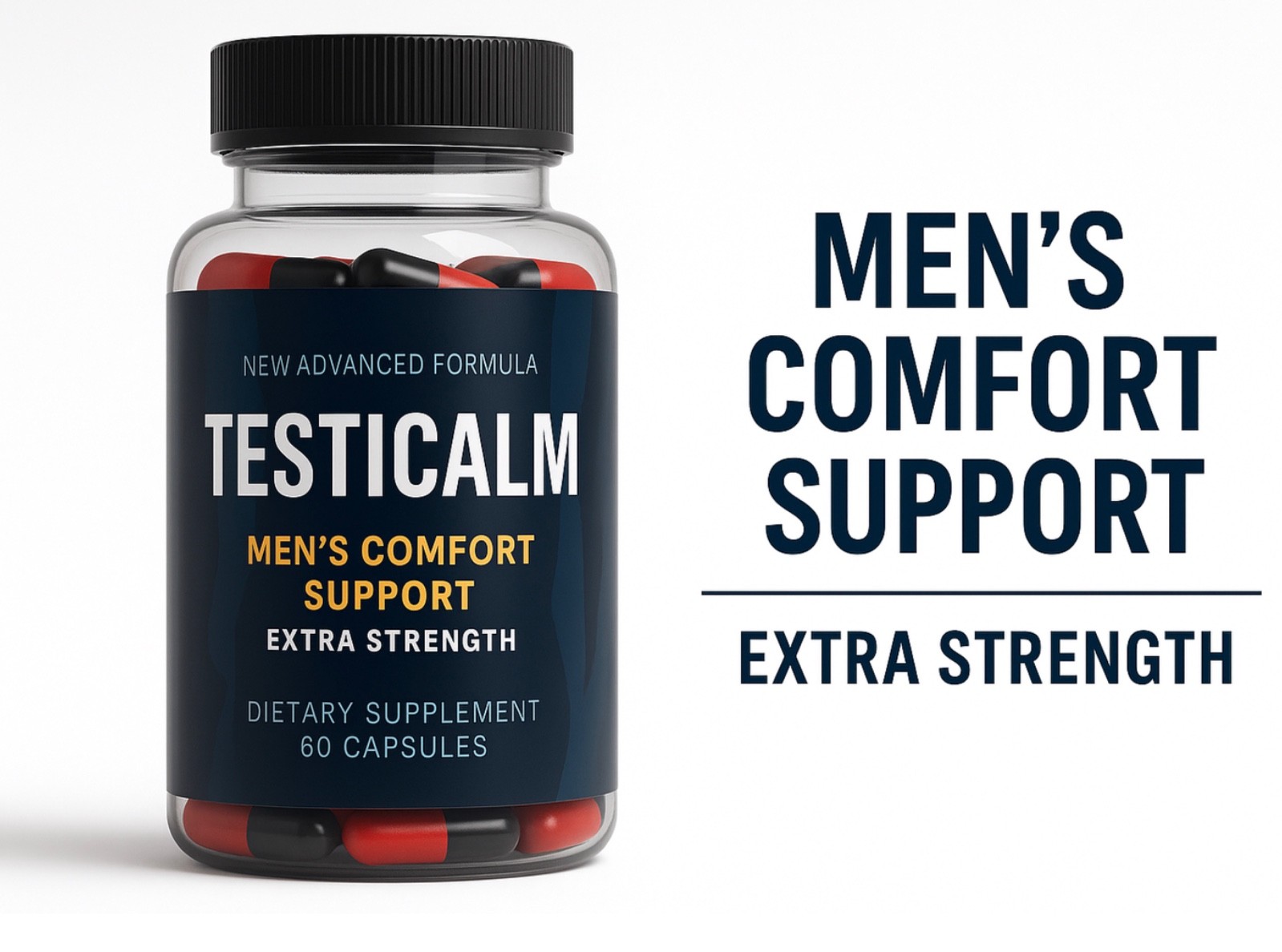 DON’T WORRY TESTICULAR FOR PAIN EVERYBODY – 60 CAPS – NEW FORMULA TESTICALM