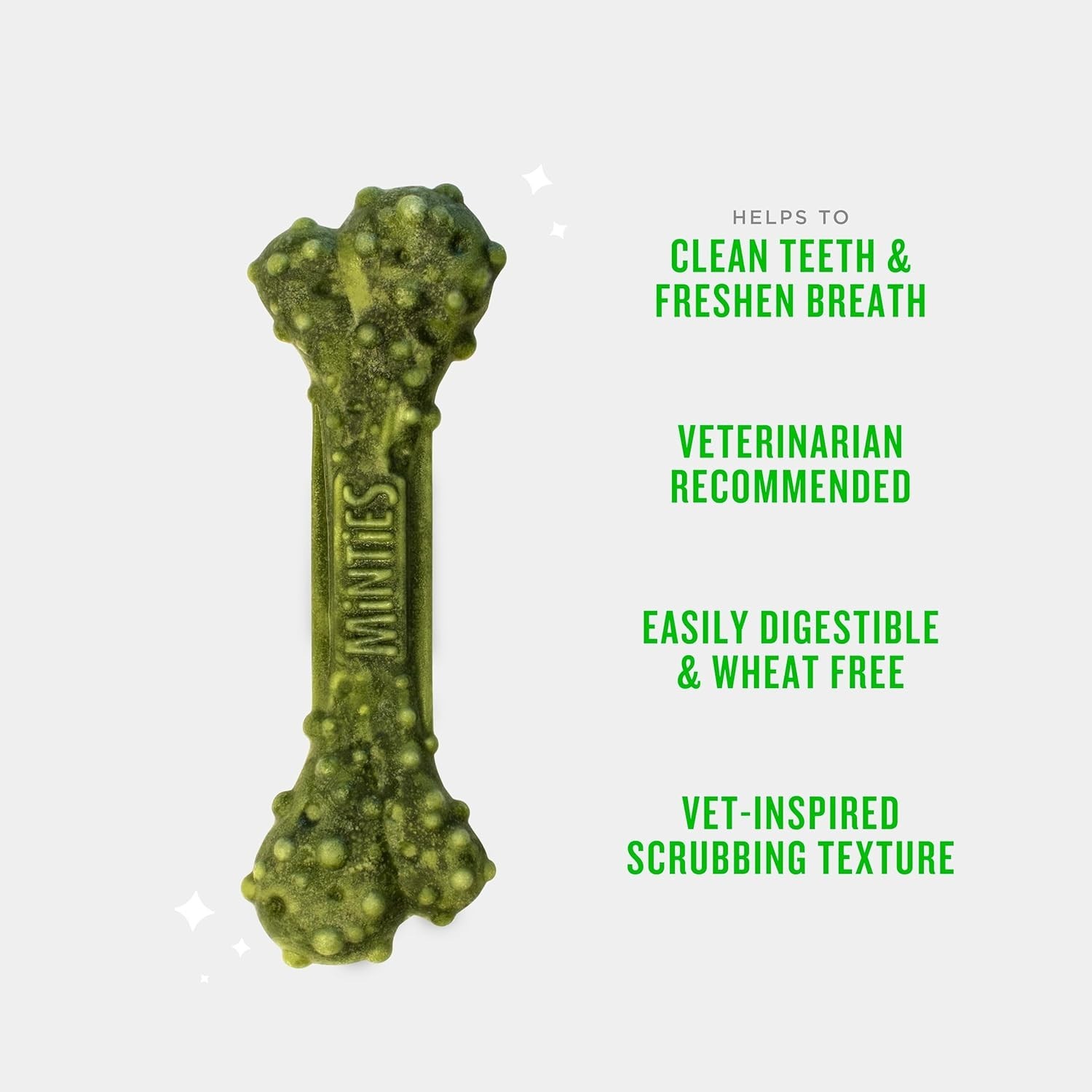 Vet Recommended Dog Dental Bones – Fresh Mint Flavor, 40 Chews for Small Dogs