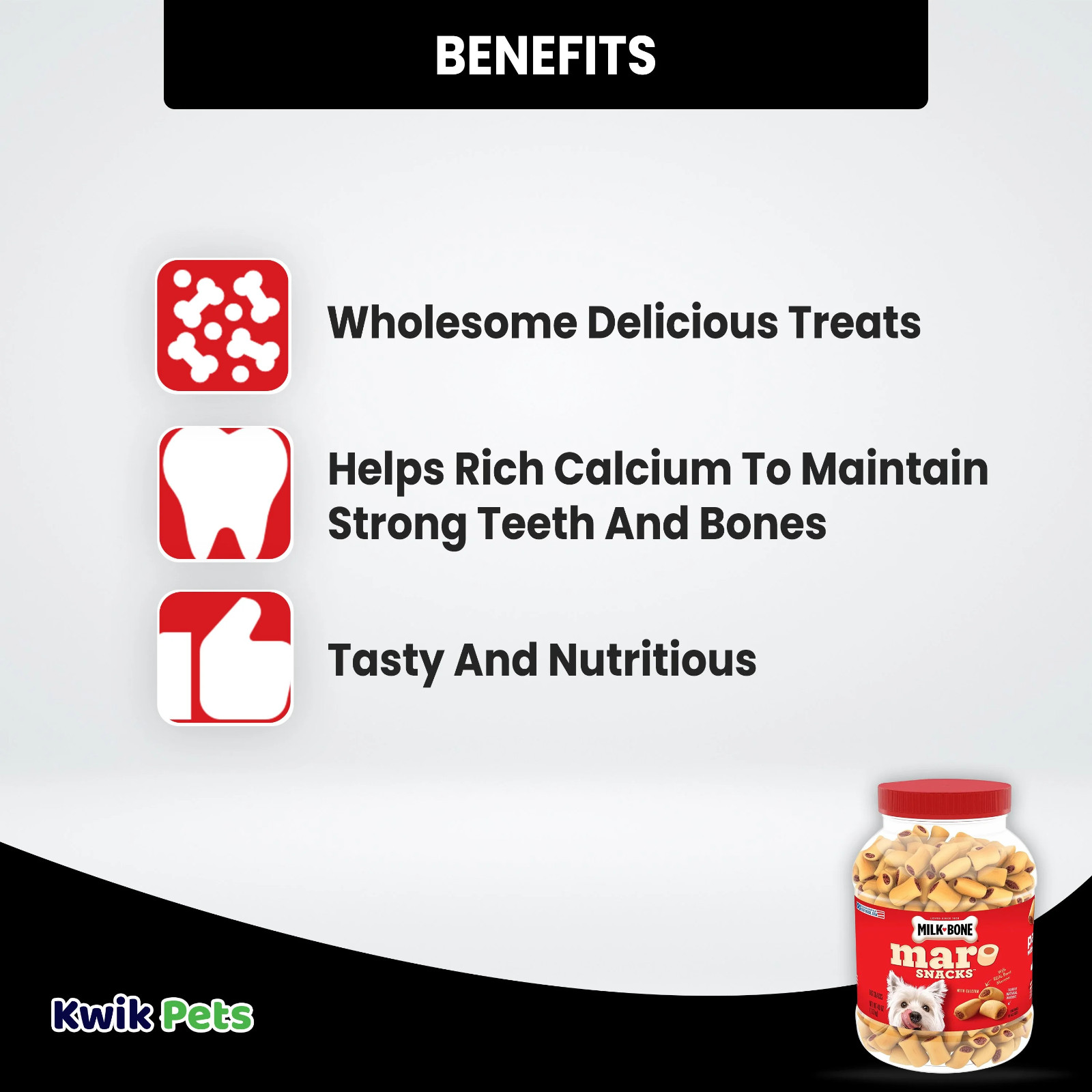 Milk-Bone MaroSnacks Dog Treats With Real Bone Marrow and Calcium 40 OZ
