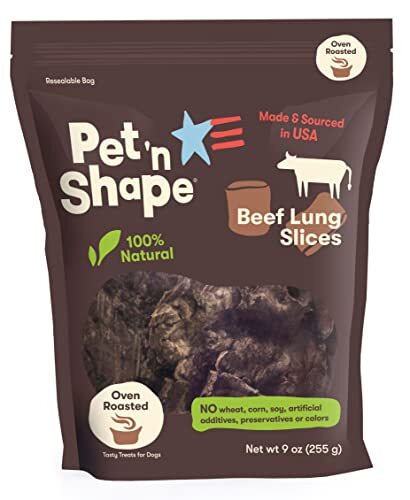 Beef Lung Dog Treats – Made and Sourced in the USA – Training Treat – 9 Ounce