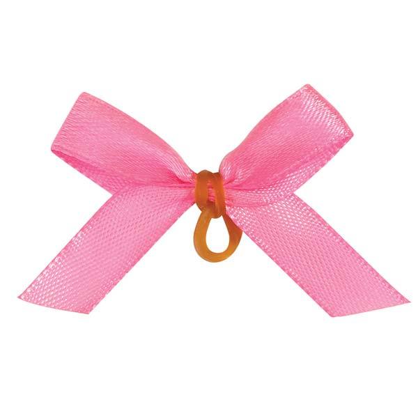 LOT 100 pc BOW Small DOG Grooming SATIN RIBBON HAIR BOWS 3/8×1 1/2″w/Rubber band