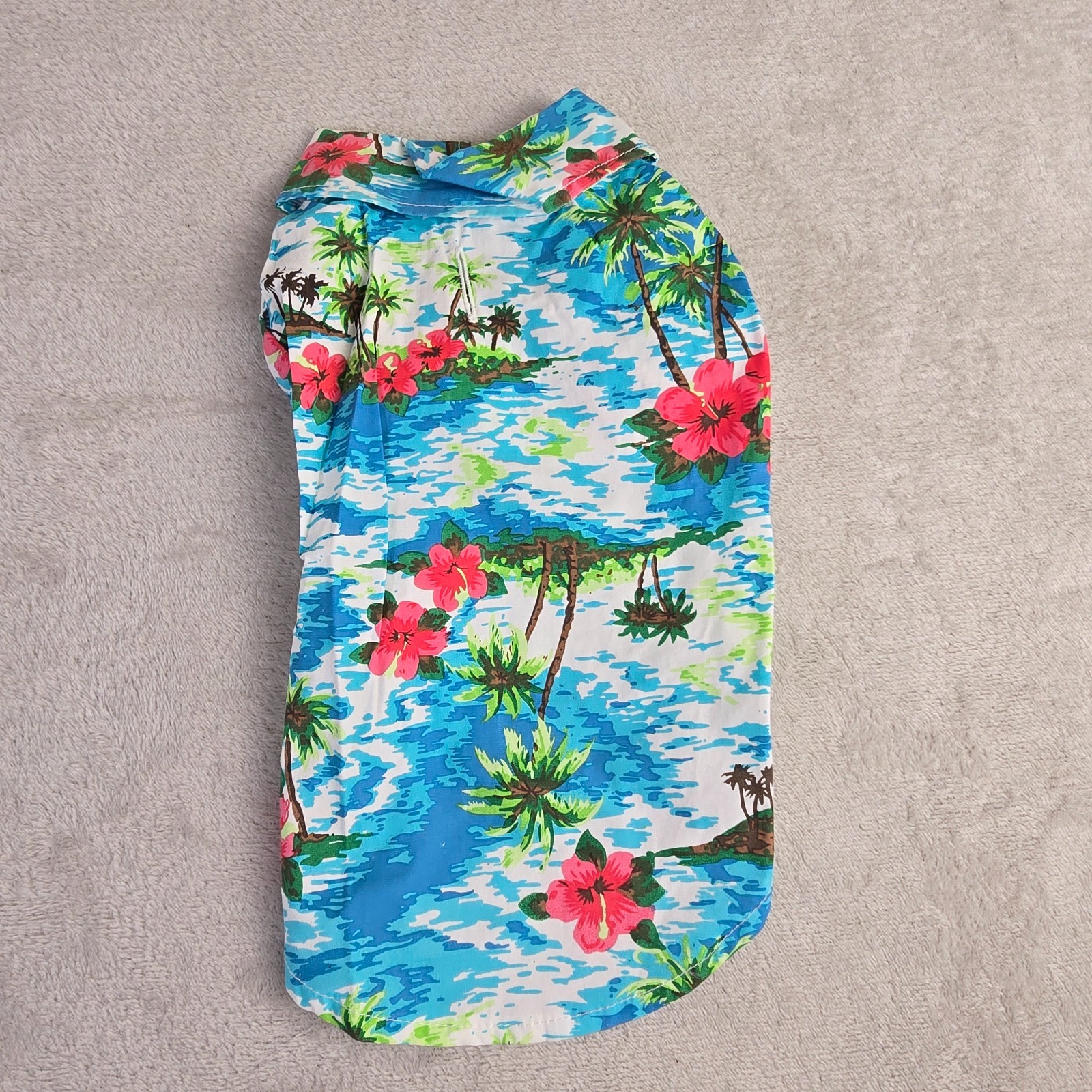 Hawaiian Shirt Dog Clothes Casual Canine Size Small Summer Tropical Vacation Pet