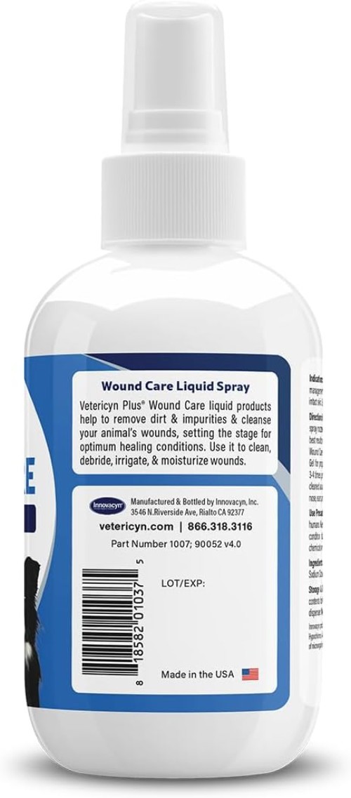 Plus Dog Wound Care Spray | Healing Aid and Skin Repair, Clean Wounds, Reliev…