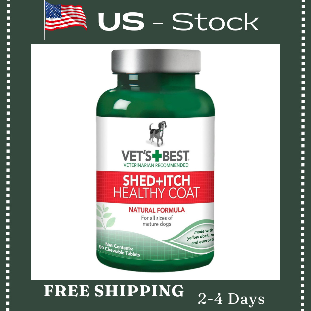 Vet’s Best Medicine Allergy for Dogs Itch Skin Rash Itch Relief Dog Allergies US