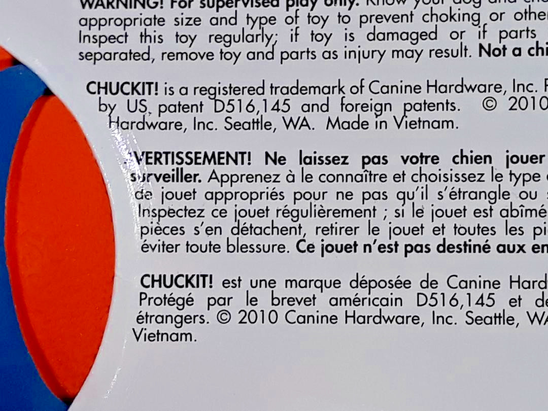 Chuckit Ultra Squeaker Ball Durable High Bounce Chewable Dog Toy Medium 2-pack