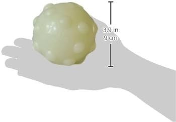 Jolly Pets Jumper Ball Glow In The Dark 4 inch Erratic Rubber Dog Treat Toy