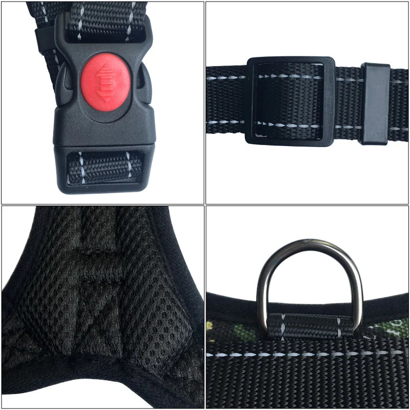 Dog Pet Harness Adjustable Control Vest Dogs Reflective XS S M L XL String Vest
