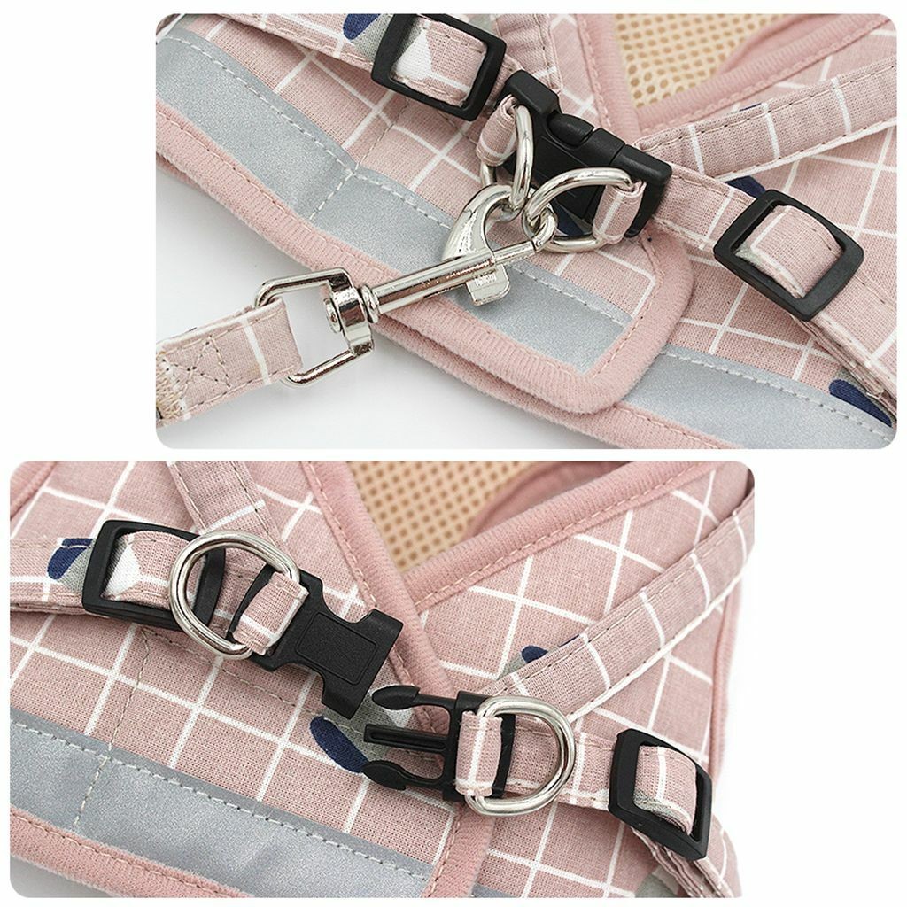 Mesh Padded Soft Puppy Pet Dog Harness Breathable Comfortable Colors XS S M L XL
