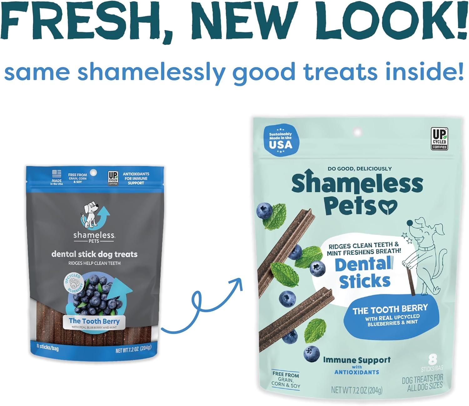 Dental Treats for Dogs, the Tooth Berry – Healthy Dental Sticks with Immune Supp