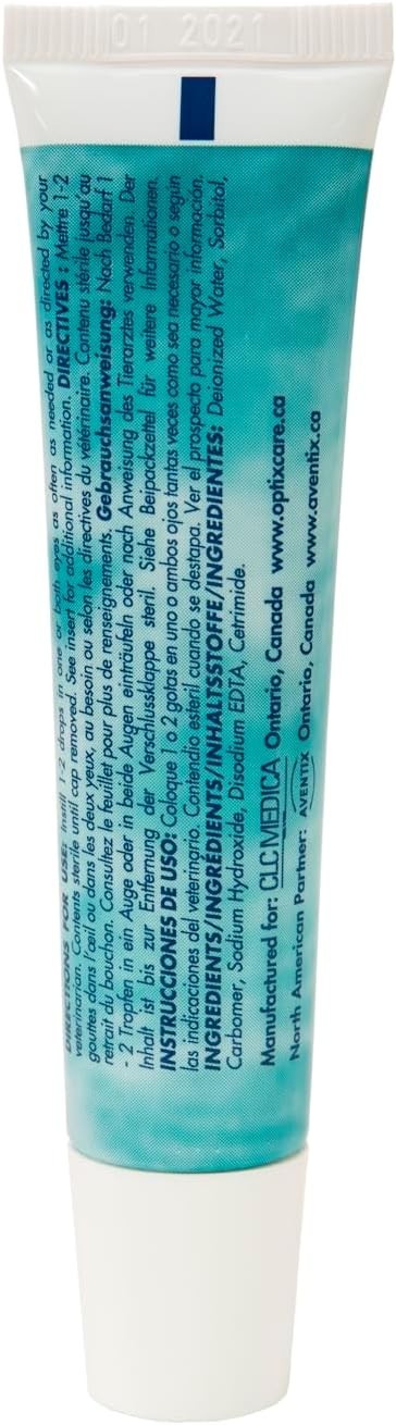 Optixcare Eye Lube For Animals, Corneal Protectant & Lubricant, 20 gm