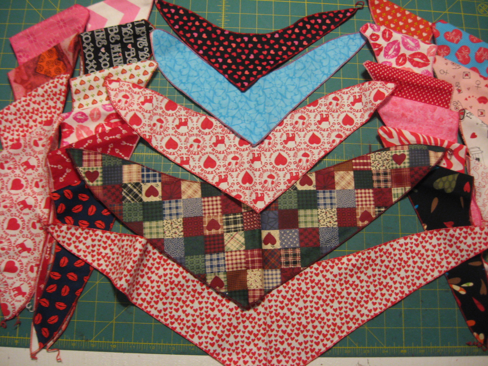 35 Patriotic July 4 Dog Grooming BANDANAS Holiday PET SCARF Tie On XS S M L XL