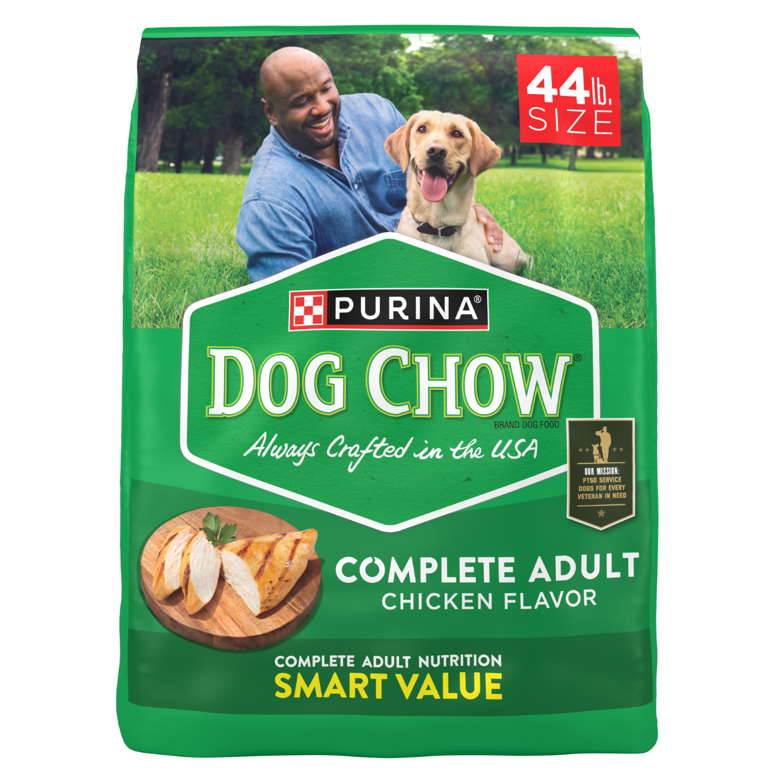 Purina Dog Chow Complete, Dry Dog Food for Adult Dogs High Protein, Real Chicken