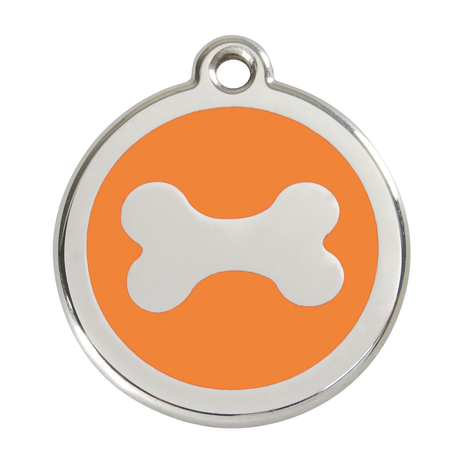 Red Dingo Dog Cat ID Pet Tag Engraved Free Shipping – Bone – 11 Colors-Life Guar