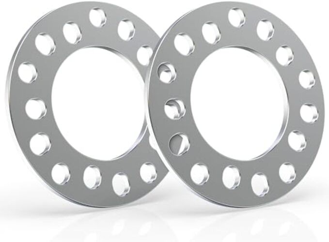 Wheel Spacers, 1/4″ 6mm Thick 5 Lug-M12-98/100/108/110/112/114.3/115-2 Pieces
