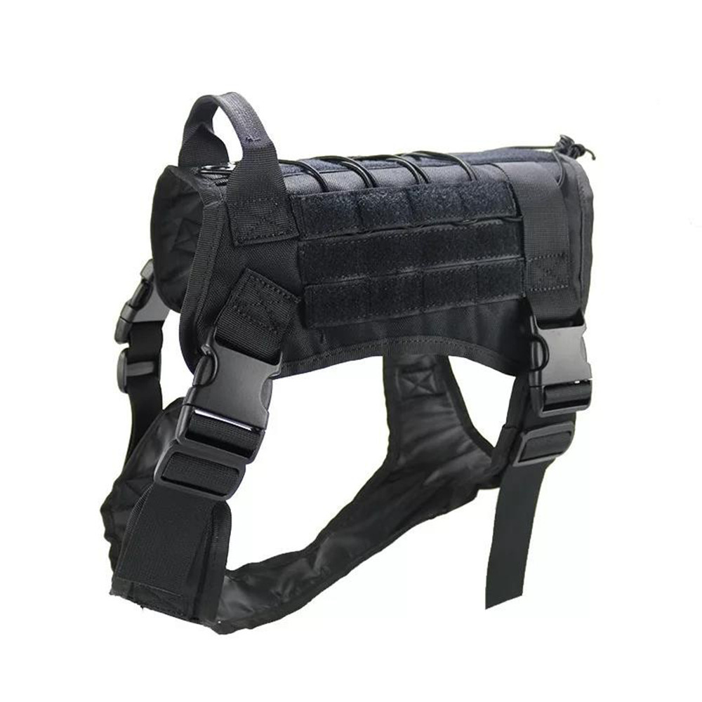 Tactical Dog Vest US Working Dog Military Harness with Handle No-pull Large