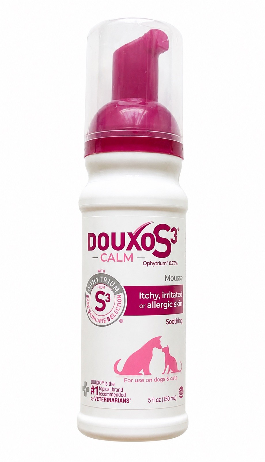 DOUXO S3 Calm Mousse for Dogs & Cats 5oz EXP 08/2028