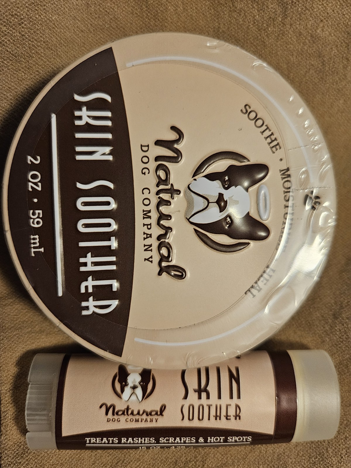 Lot Of Natural Dog Company Skin Soother For Hot Spots Rashes Dry Skin 2oz