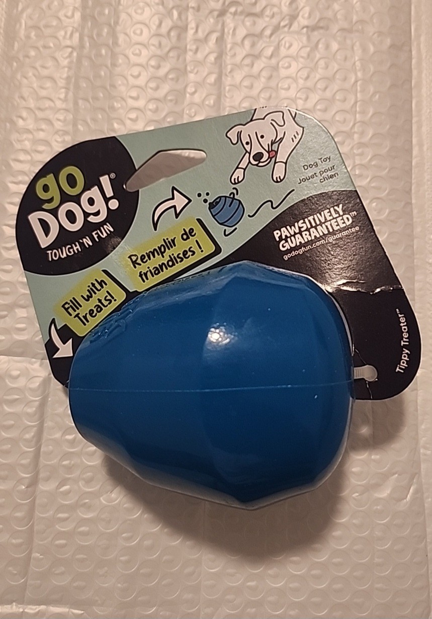 goDog Magic Motion Tippy Treater Toy for Dogs with Chew Guard Technology New