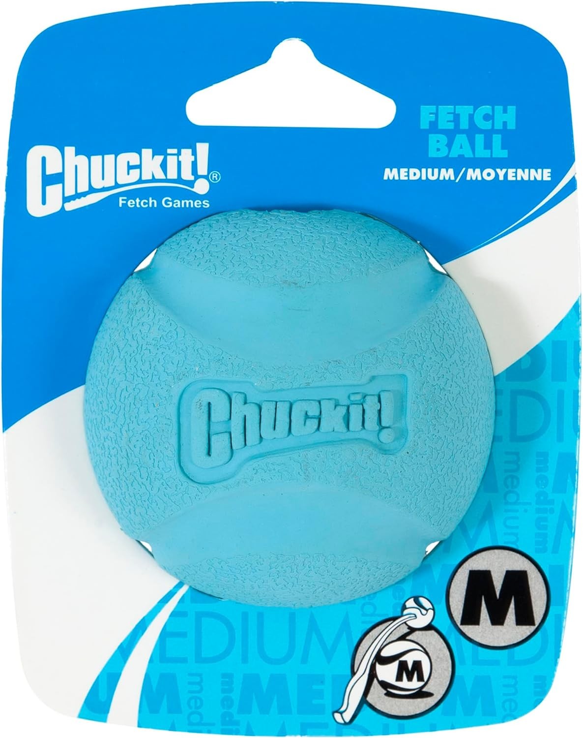 ChuckIt High Bounce Rubber Fetch Ball For Medium Dogs Assorted Colors 2.5-Inch