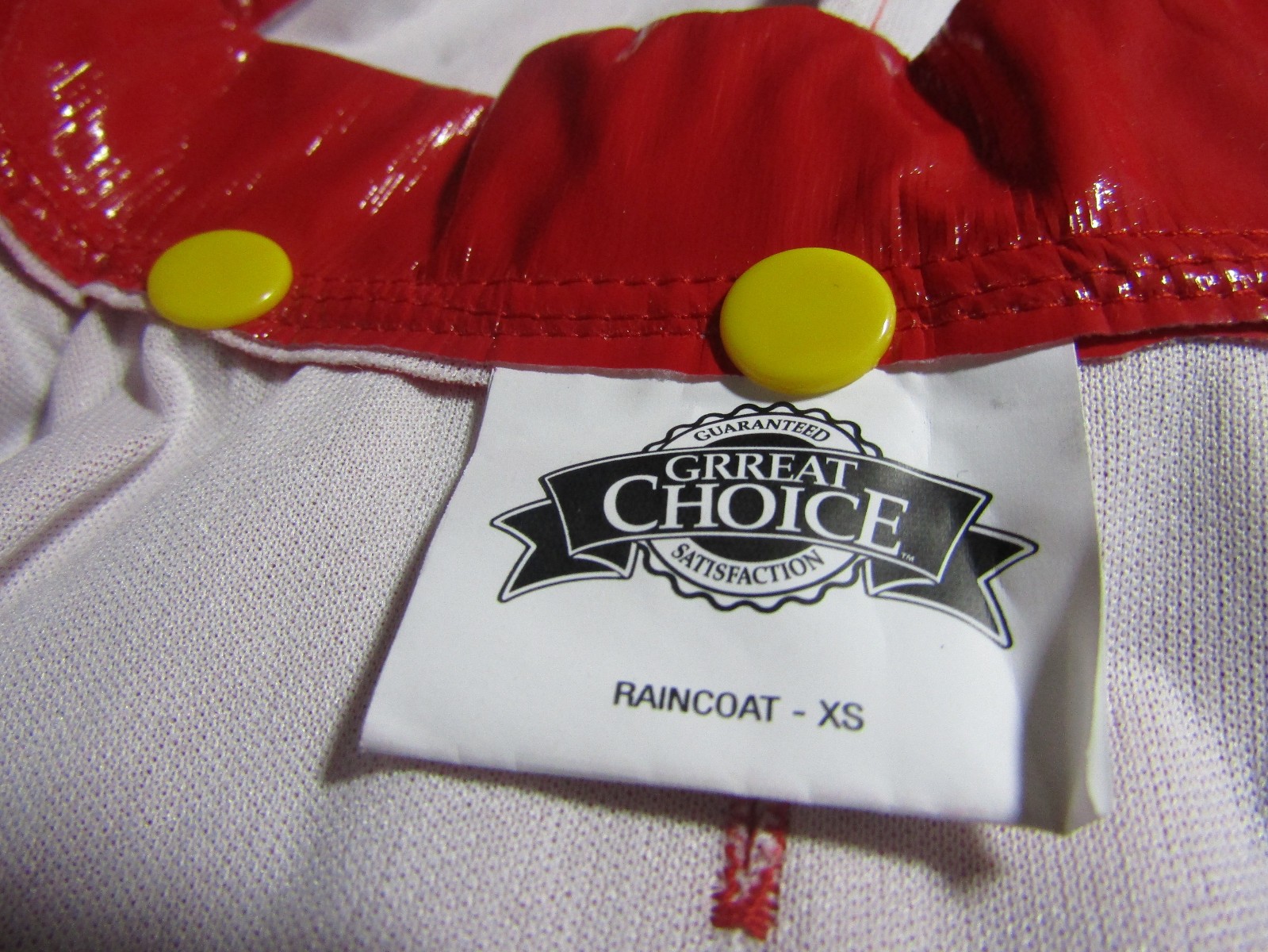 Chihuahua Rain Coat Xtra Small Grreat Choice Dog Apparel w Pocket Free Shipping