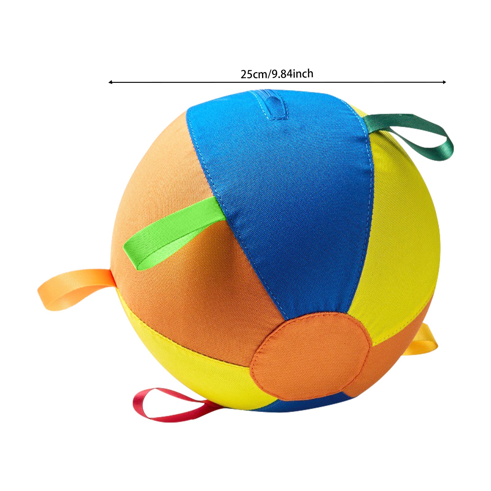 Inflatable Giant Dog Herding Training Ball With 6 Strap Handles Washable Cover