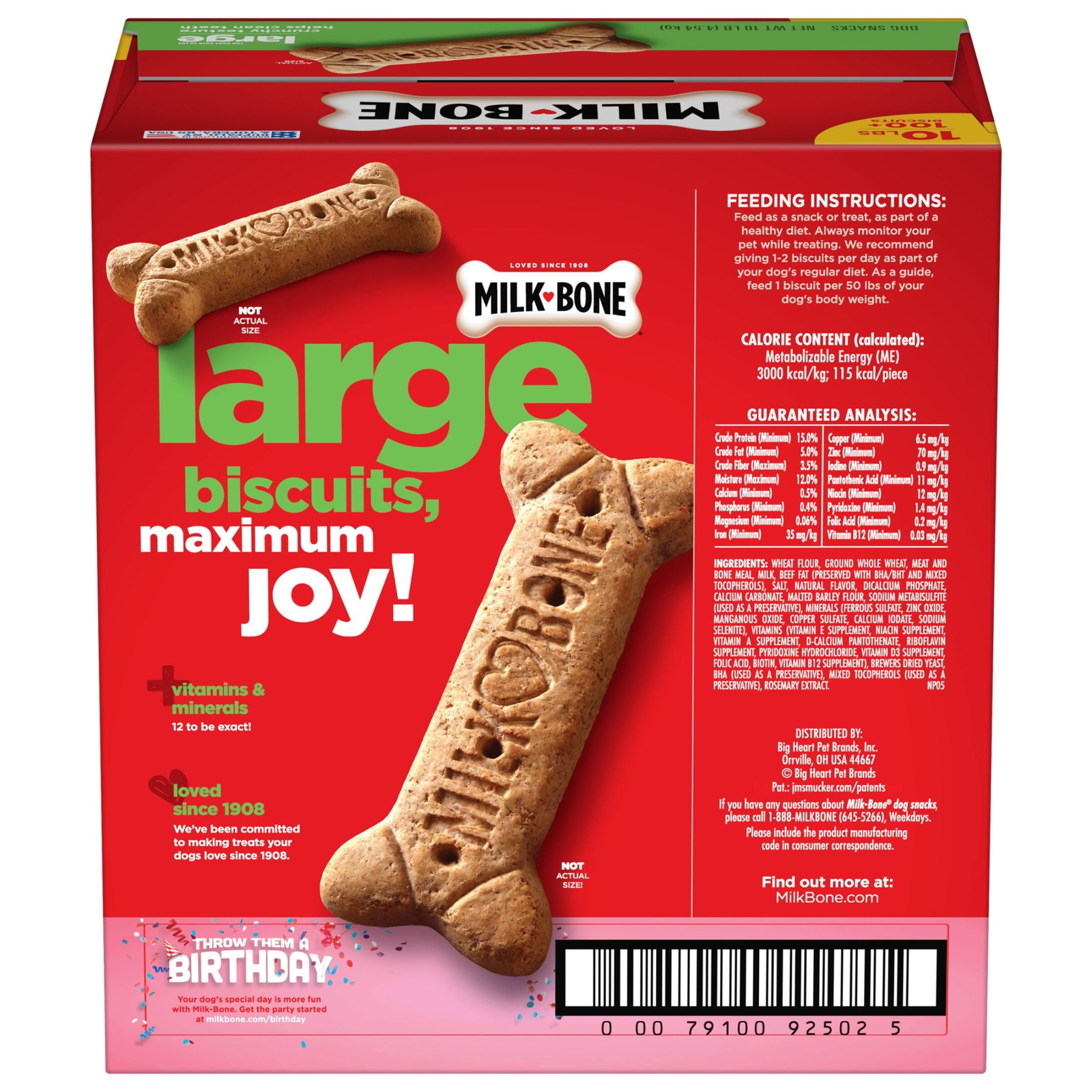 Original Biscuits, Large Dog Treats, 10 Lb.