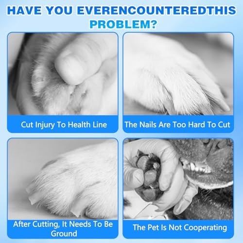 Upgraded Silent Groom Pro Nail Grinder Heusom Silent Grind Pro for Dogs Nail NEW